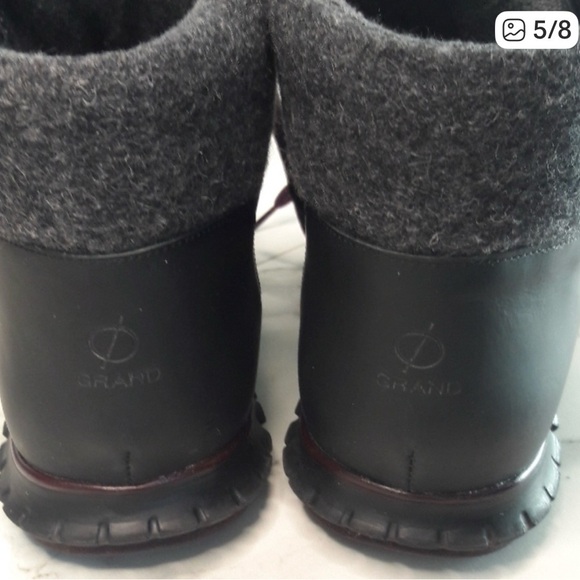 Cole Haan Zerogrand Suede Ankle Hiking Boots - 10-1/2B - Picture 4 of 5